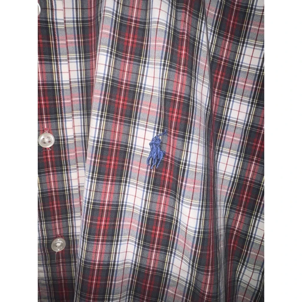 Men's Sz L Ralph Lauren Long Sleeve Button Down Blake Shirts Pony Lot of 3